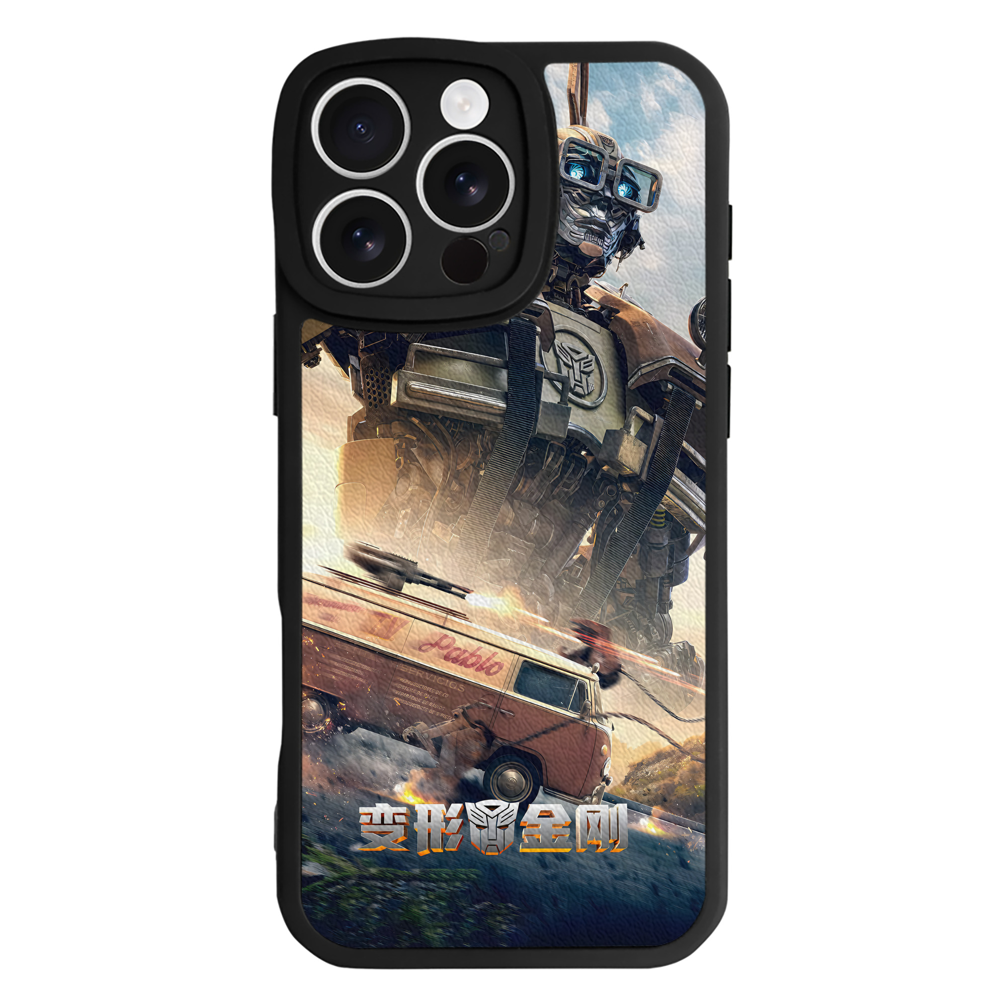 （画像用） Transformers トランスフォーマー 【iPhone 16シリーズ対応】シリコンスマホケース（レザー調） 材質：シリコン